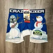Star Wars The Mandalorian Crazy Boxer Boxer Brief - Small