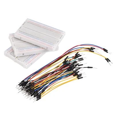 Breadboards Kit 400 Point Solderless Breadboards with Jumper Wire 1 set