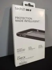 Tech21 Apple iPhone 6+ 6s+ 7+ 8+ Plus Evo Check Smokey Black Phone Case Cover