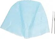DECORNIJIA 1Set Silicone Hair Coloring Hat with Crochet Hooks Reusable Dyeing Caps for Home and Salon Use for Highlights and Easy to Clean and Reusable