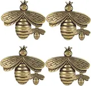 Cabilock 8pcs Vintage Bee Charms for DIY Jewelry Making Antique Pendants for Necklaces Earrings Bracelets Keychains