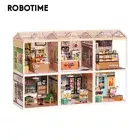 Rolife 1:24 Super Creator Plastic 3D Dollhouse 6-set Decor DIY Adult LED Gifts