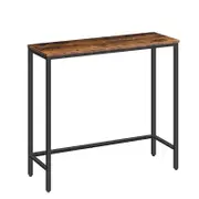 Catzon Narrow Console Table Industrial Style for Entryway Living Room