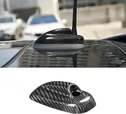 BLAKAYA Compatible with Antenna Cover Shark Fin Trim Hood Real Carbon Fiber Automotive Roof Aerials for BMW Mini F55 2013-2023 F56 2013-2023 (Black)