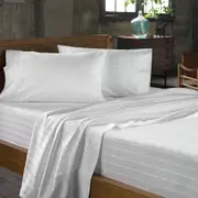 Sheridan Cobart 400TC Sheet Set in White Size: King Cotton