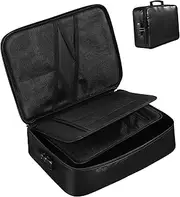 FOMIYES Box Fireproof Document Box with Multi Compartments Lightweight Portable Organizer for Home Travel Stylish Design for Storage and Classification