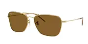 Ray-Ban RBR0102S Caravan Reverse Polarized 001/83 Men's Sunglasses Gold Size 58