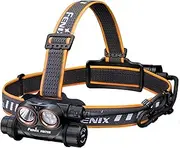 Fenix HM75R Rechargeable Headlamp | 1600 Lumen USB-C Rechargeable Headlamp | Headband Light for Site Operation, Search, Rescue, Caving, Hiking | Spotlight, Floodlight, Red Light Lighting Modes - Black