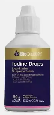 Bioceuticals IODINE drops 50 ml - Thyroid support - OzHealthExperts