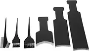 Hair Coloring Kit Dye Brush Highlighting Board 6pcs Hair Tools Set for Salons and Homes