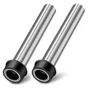 2 Pcs Bar Sink Overflow Pipe 7.48 Inches Sink Strainer Pipe Sink Drain Tube for Holes Pipe Stopper Bathroom Pipes Silver