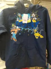 Disney Kids SweatShirt Size 7 Mickey, Donald Duck, Goofy And Pluto NWT NEW!