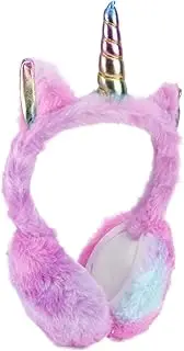 [SAFIGLE] Man Hat Reindeer Ears Headband for Sleep Furr Heated Ear Muffs Earphone Covers Foam Ear Muffs Ear Defenders Costume Lovely Ear Warmer Plush Pink