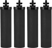 Berkey Replacement Black Filters 4-Pack Compatible with Gravity Water System