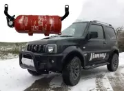 suitable Suzuki Jimny mk3 JB Fire extinguisher holder bracket