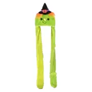 RI One Light-Up Witch Plush Hoodie Scarf Hat 35"