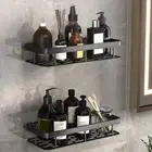 Upgraded Bathroom Shelf with Metal Frame Shower Caddy Fence Design Modern