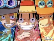 ONE PIECE asl monkey d luffy portgas ace sabo Custom Gaming Mat Desk 1964