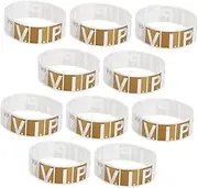 jojofuny 300pcs VIP Event Paper Wristbands Arm Bands for Parties Concerts Festivals Hospitals Comfortable Printing for Event Access Control