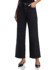 Frame The Wide High Rise Wide Leg Jeans in Deco