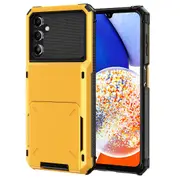 For Samsung Galaxy A35 5G Case Card Holder PC+TPU Hybrid Protective Cover