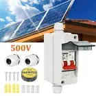32/63A DC12-500V PV Disconnect Box Circuit Breaker Solar Isolator Switch Device