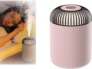 Dreamzy Humidifier, Dreamzy Humidifiers for Bedroom, Dreamzy Streaming Light Humidifiers, 500ml Cool Mist Desktop Humidifier for Bedroom (Pink)