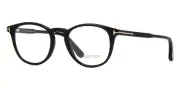 Tom Ford Eyeglasses TF5401-F 001 Black Unisex Round Glasses Frames 50-20-145
