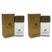 2PK Trussardi My Land Eau De Toilette Men's Fragrance Perfume Spray 30ml Gold