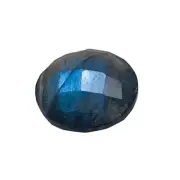 Labradorite Fiery Faceted Coin Briolette Bead | 11x5mm | 1 Bead |