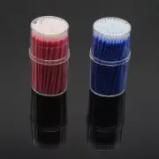 Dental Disposable Microbrush Applicator Micro Tip Brush Long Handle Gingival