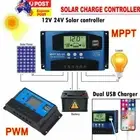 MPPT lithium Solar Panel Regulator Charge Controller Auto Focus Tracking & LCD