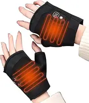 Heated Gloves for Women,Warm Heated Gloves Winter Gloves USB Winter Gloves - Rechargeable Hand Warmer Touchscreen Portable Writing Gloves for Outdoor
