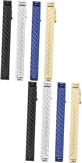 [WRITWAA] Sets Stylish Tie Clips Necktie Clamps Men's Tie Bars for Business and Social Events Pcs