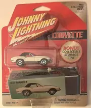 JOHNNY LIGHTNING 1967 ROADSTER CORVETTE COLLECTIBLE STORAGE TIN NEW/VHTF