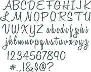 [Sizzix] Thinlits Die Set, Alphanumeric, Upper & Lowercase by Tim Holtz, 69 Pack, Multiple Sizes, Blue