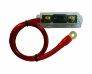300 Amp ANL Fuse Holder Fuseholder Inline Block Battery Install Kit 0 GAUGE 1 FT