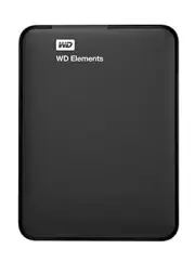 WD Elements 1TB 2.5 Inch External Hard Disk USB 3.0 Black
