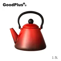 在飛比找momo購物網優惠-【GoodPlus】琺瑯 IH 水壺