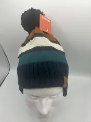 Beanie Hat Teen Winter Fleece Pompom Fashion Statement Beanie