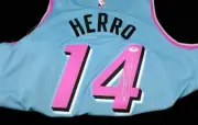 Hand Signed 2020 Tyler Herro Miami Heat Vicewave Swingman Nike Rookie Jersey XL