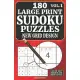 180 Large Print Sudoku Puzzles New Grid Design Vol. 1: Easy, Medium And Hard Levels For All Adults, Seniors And Kids In A Travel Size Book, 1 Puzzle P