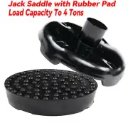 Floor Jack Saddle Rubber Pad Point Fits 4 Ton Jacks Adapter Lifting Protector,US