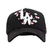 31 HATS BLACK LA LOVE CLOUDS VALENTINES SNAPBACK HAT 31VALENTINES