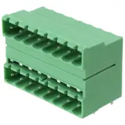 Pack of 2 1762431 Conn Shrouded Header (4/4 Sides) HDR 16 POS 5.08mm Solder RA S