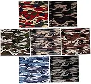 Handmade Cotton Fabric 7pcs Patchwork Cloth Versatile Sewing Fabric for DIY Decor