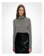 [Witchery] Wool High Neck Knit Jumper in Black