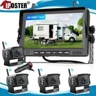 1080P Wireless Backup Camera System Kit 7 Inch IPS Monitor DVR For Truck Reverse