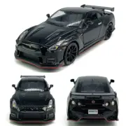 1:32 Nissan GT-R Nismo Toy Car Diecast Metal Model Car Pull Back Boys Toys Black