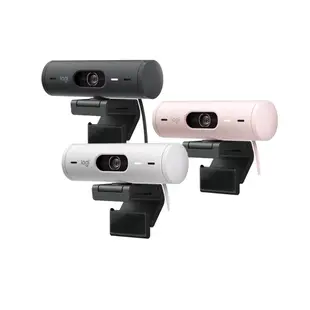 Logitech BRIO 500 網路攝影機 輕奢玩美/雙倍高顏/最佳化遊戲/降噪麥克風/高解析度